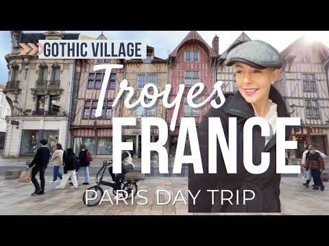 Easy Paris Day Trip to a STUNNING 🤩 Gothic Village - Troyes, #france