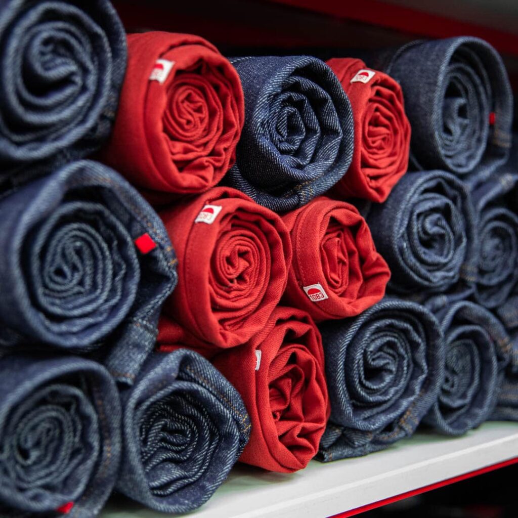 Jeans sold by the 1083 in Paris