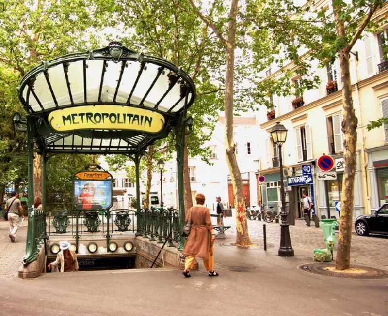 Abbesses Metro Entrace