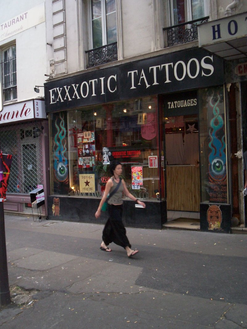 Exxxotic Tattoos Store Front