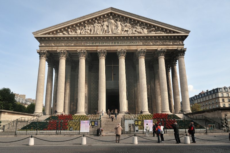 Front view of La Madeleine