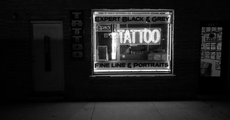 Tattoo Shop Store Front