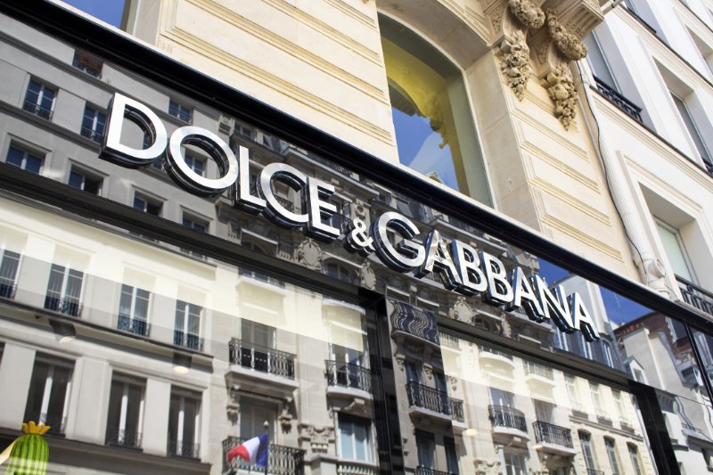 Sign board of Dolce & Gabbana