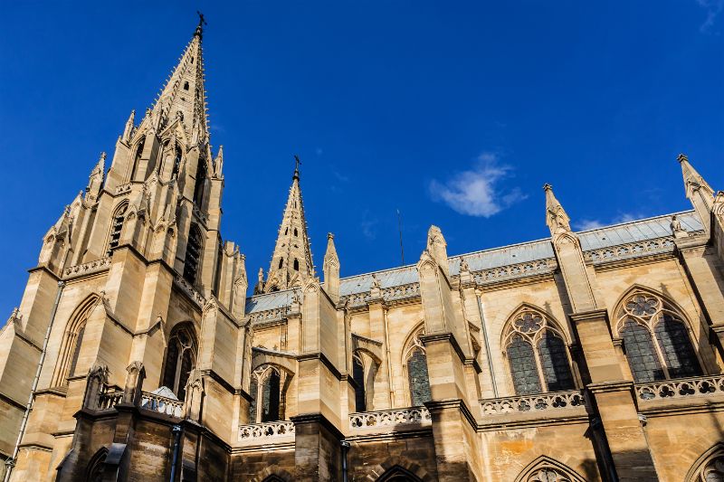 Exterior of Sainte-Clotilde in Paris