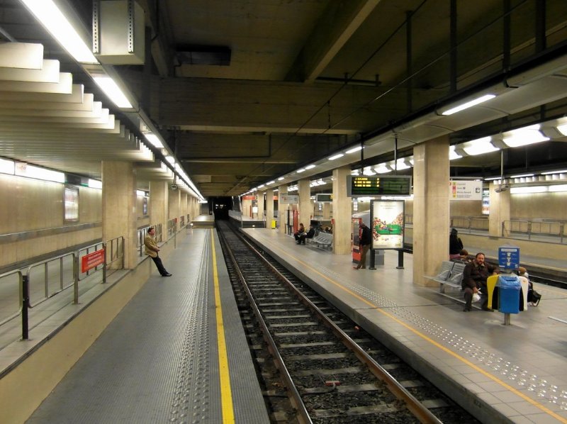 Inside the Bourse Metro Station Metro Station