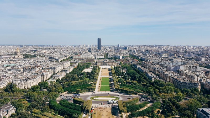 Champ de Mars Aerial View