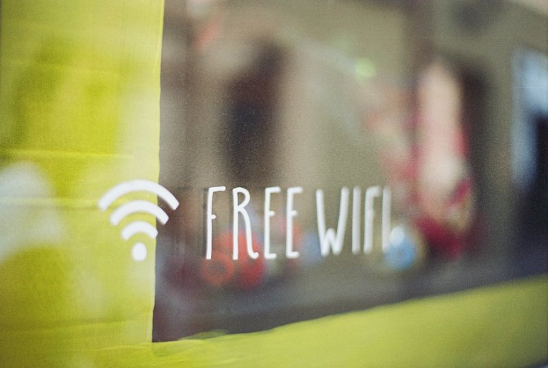 printed Free WiFi Sign