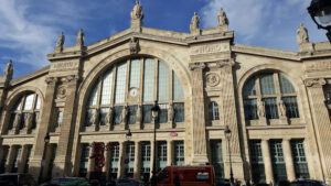 Édicule Guimard of the Gare du Nord station