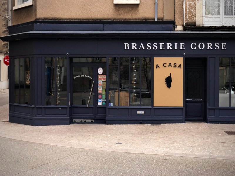 Front of a Brasserie