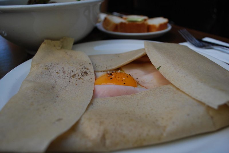 Plate of Buckwheat Crepes