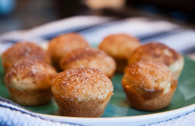 Plate of French Breakfast Puffs