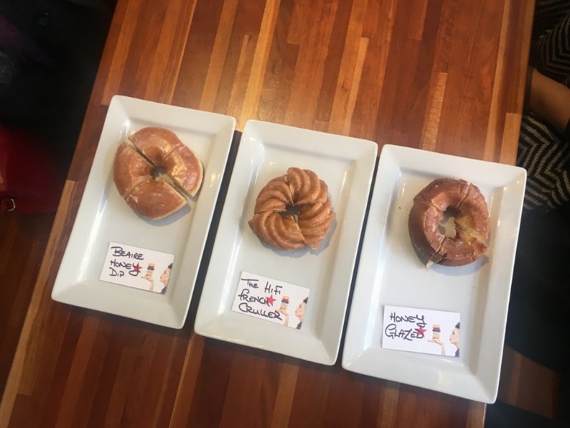 Set of French Cruller Donuts