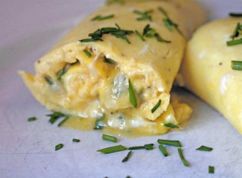 Plate of French Omelet