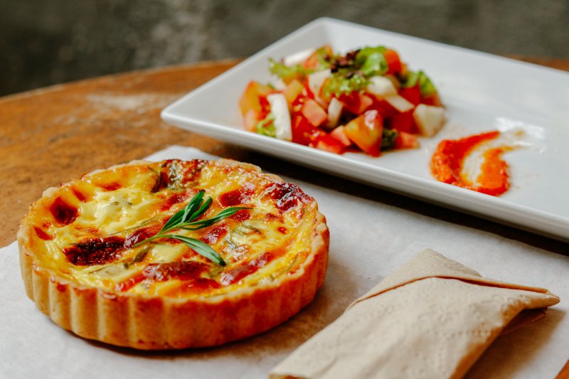 Plate of Quiche