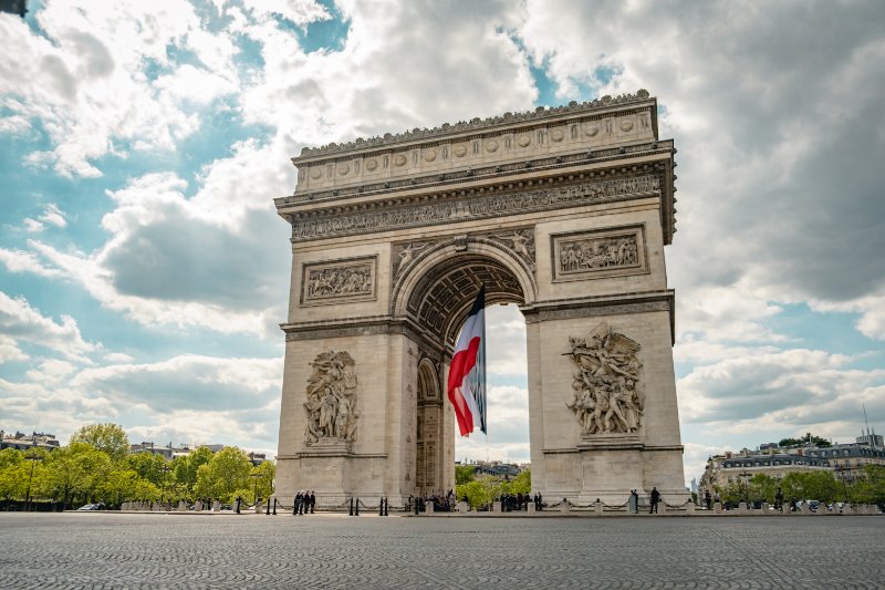 Arc de Triomphe and Skyline