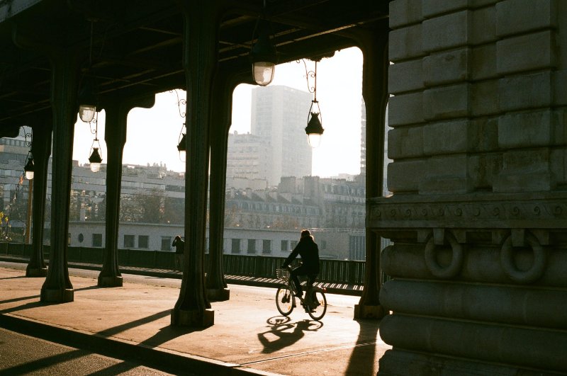 Biking in Paris