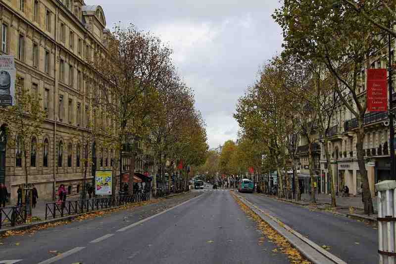 view of street at Boulevards Saint Michel and Saint Germain