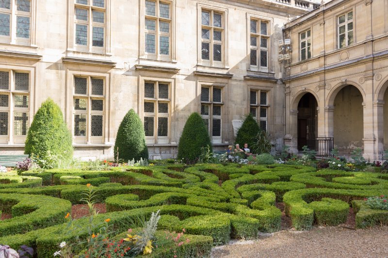 Garden in Carnavalet Museum