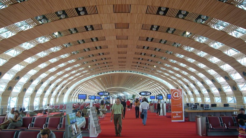 Charles De Gaulle Airport Lobby