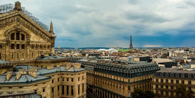 View from Galeries Lafayette Haussmann rooftop