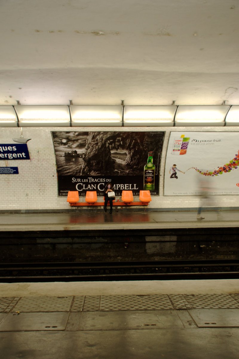 Jacques Bonsergent Paris Metro Interior