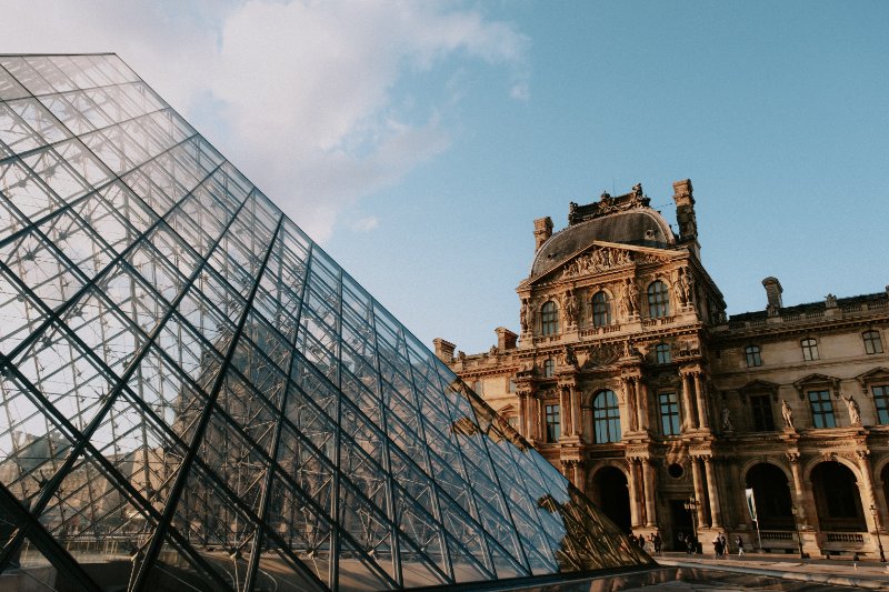 Louvre Museum Pyramid Glass