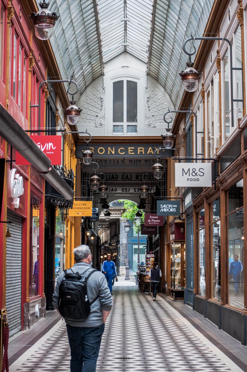 Stores at Passage des Panoramas