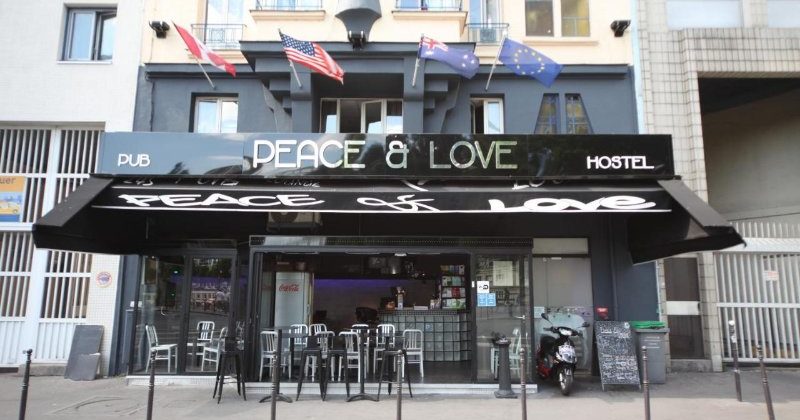 Peace & Love Hostel Entrance