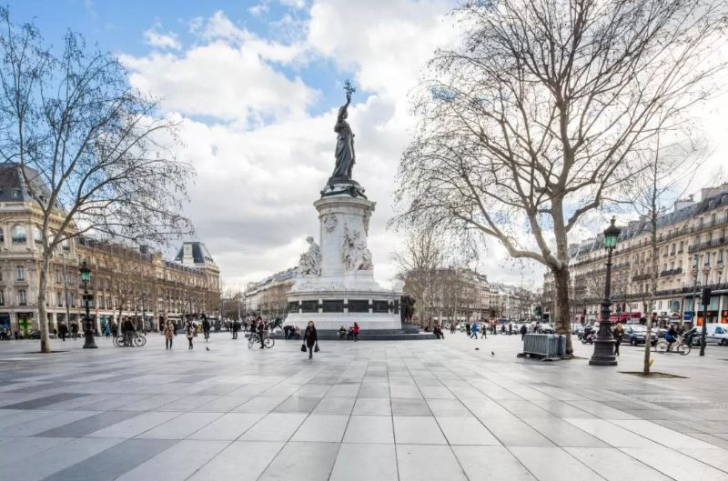 Place de la République in Paris, France