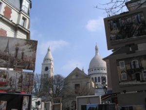 Place du Tertre and Sacré Coeur