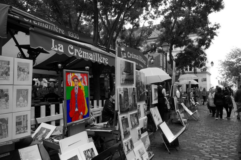 Paintings at Place du Tertre