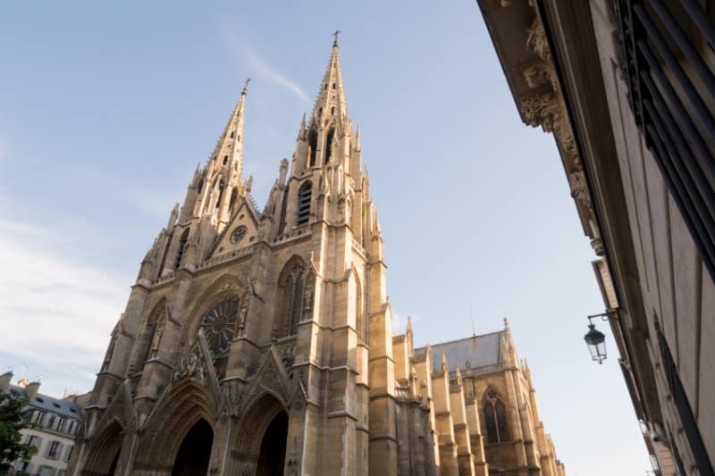 Sainte-Clotilde Basilica and Skyline