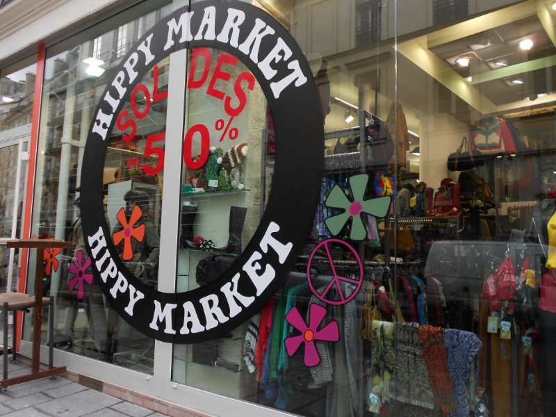 Hippy Market Shop Sign