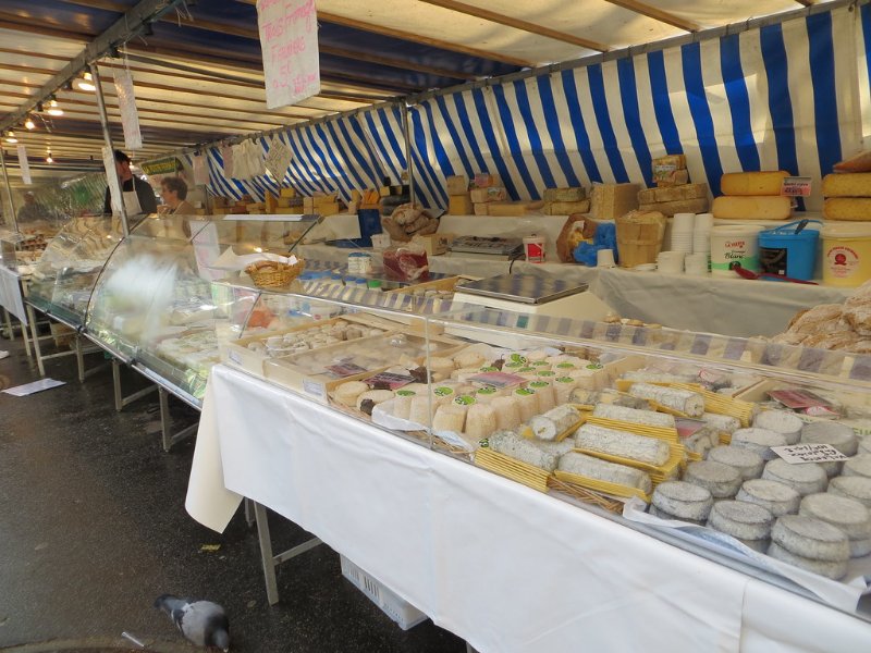 Cheese at Marché Monge