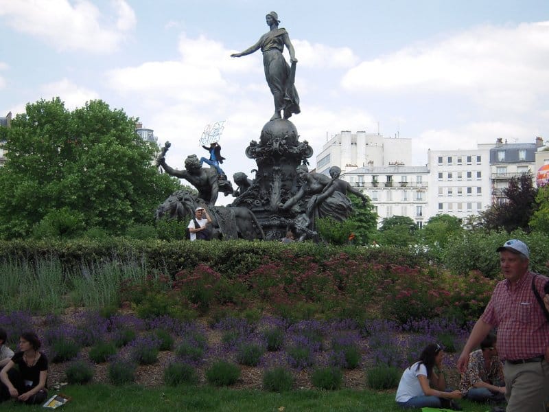 Statue at Place de la Nation