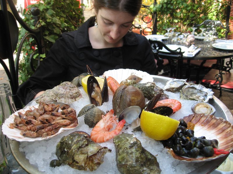 Seafood Plate in Au Pied de Cochon