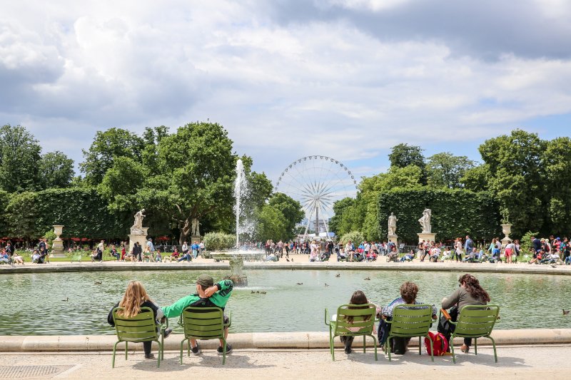 Fountain in Tuileries Garden