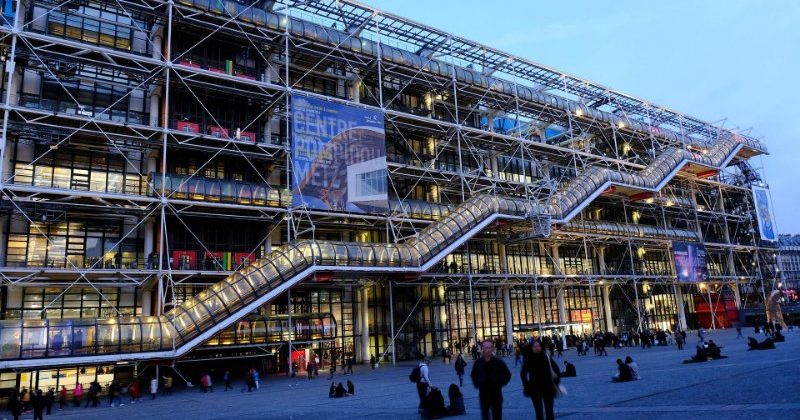 Centre Pompidou in Beaubourg