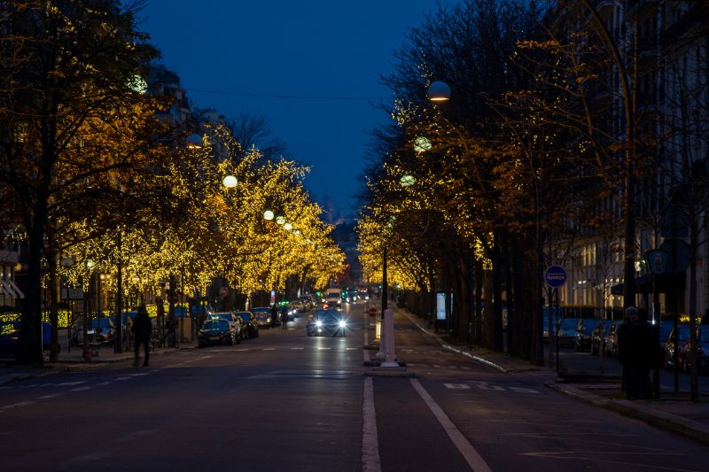 Avenue Montaigne at Night