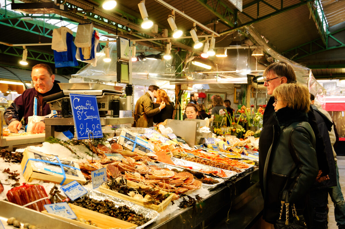 Marché des Enfants Rouges oldest covered food market.