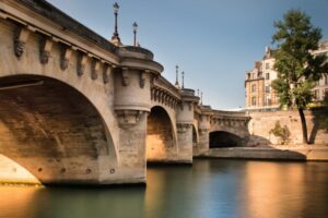 Under Pont Neuf in Summer