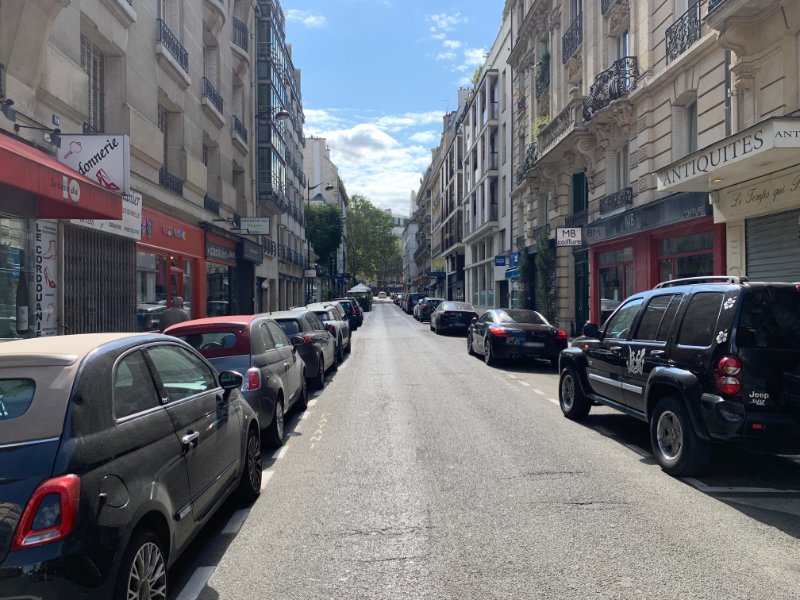 cars parked on street at Rue Pierre Demours