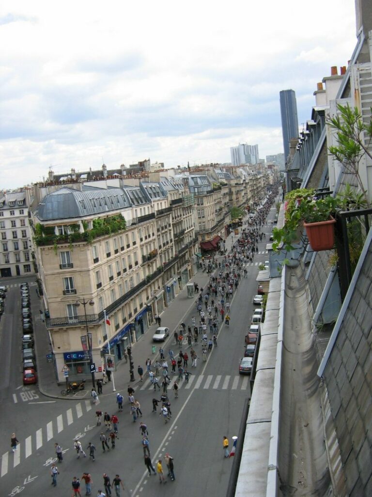 Rue de Rennes view