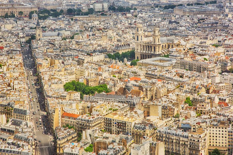 Rue de Rennes Aerial View