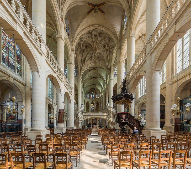 Inside Saint Étienne du Mont