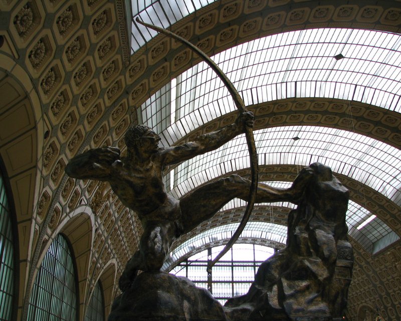 Hercules Statue Exhibit in Bourdelle Museum