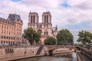 Notre Dame de Paris and Skyline