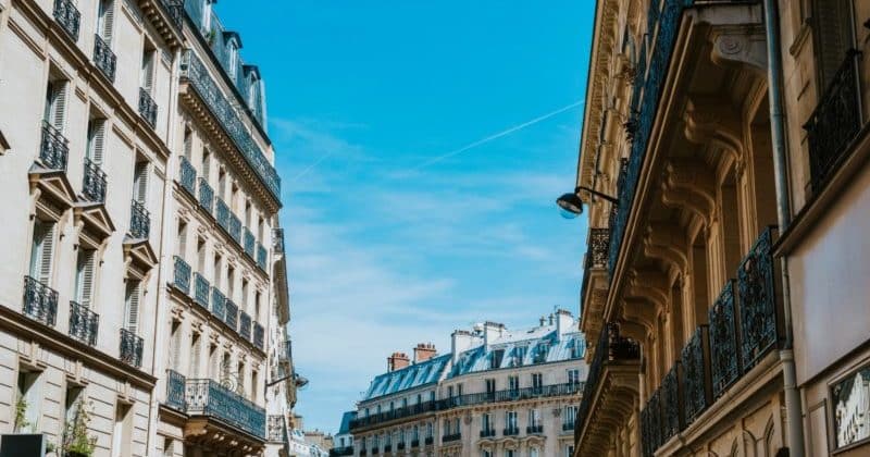 Sunny Streets of Paris, France