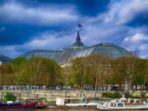 Grand Palais and Paris Skyline
