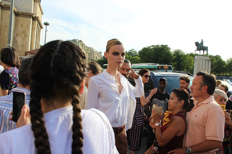 Model at Paris Fashion Week